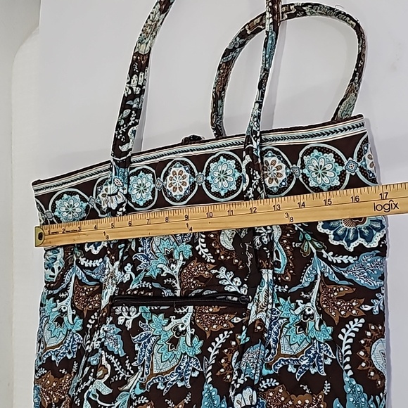 Vera Bradley Java Blue RETIRED Pattern Choice of Small Duffel Tote - Picture 6 of 12